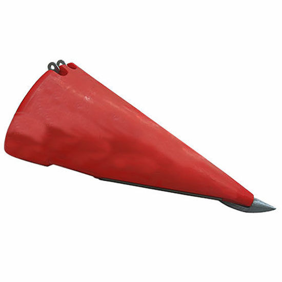 Picture of Poly Fender Snout Left Hand Red 30-36-38 Inch Spacing To Fit Capello® - NEW (Aftermarket)